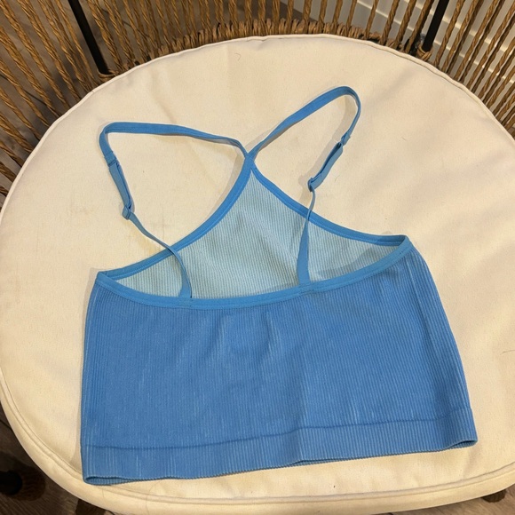 Blue Halter crop top - Picture 2 of 4
